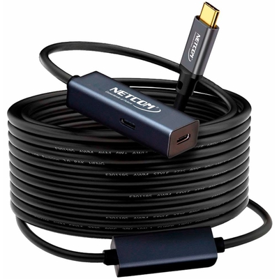 Adquiere tu Cable Extensor Activo Netcom USB 3.2 Tipo C G2 De 10 Metros en nuestra tienda informática online o revisa más modelos en nuestro catálogo de Cables Extensores USB Netcom