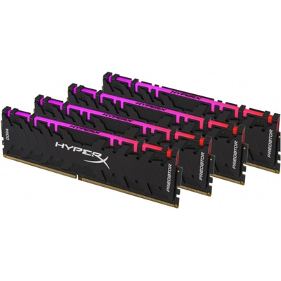 Adquiere tu Kit Memoria Kingston HyperX Predator 32GB RGB DDR4 4x 8GB 2933Mhz en nuestra tienda informática online o revisa más modelos en nuestro catálogo de DIMM DDR4 Kingston
