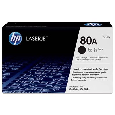 Adquiere tu Toner HP 80A, LaserJet  M401, M425, negro (2,7 K) en nuestra tienda informática online o revisa más modelos en nuestro catálogo de Toners HP