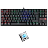 Teclado Gamer Redragon KUMARA K552 RGB LED USB Blue Switch
