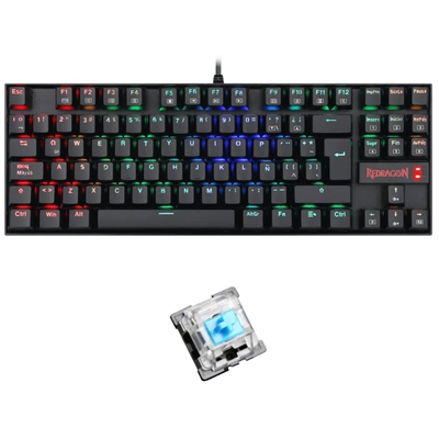 Adquiere tu Teclado Gamer Redragon KUMARA K552 RGB LED USB Blue Switch en nuestra tienda informática online o revisa más modelos en nuestro catálogo de Teclados Gamer Redragon