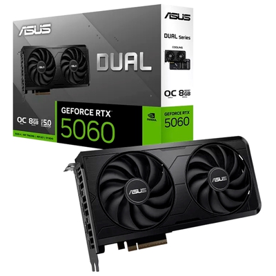 Adquiere tu Tarjeta De Video ASUS DUAL RTX5060 O8G EVO 8GB GDDR7 en nuestra tienda informática online o revisa más modelos en nuestro catálogo de Tarjetas de Video Asus
