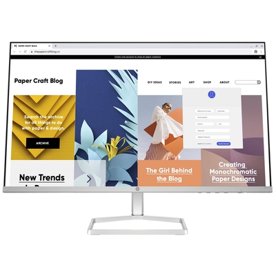 Adquiere tu Monitor Serie 5 HP 527SW 27" FHD 100Hz HDMI VGA Blanco en nuestra tienda informática online o revisa más modelos en nuestro catálogo de Monitores HP