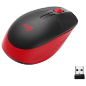 Mouse Inalámbrico Logitech M190 1000 DPI Rojo