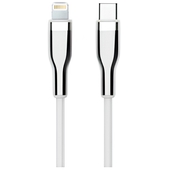 Cable USB C a Lightning Teros TE-70212W 20W 3A Blanco