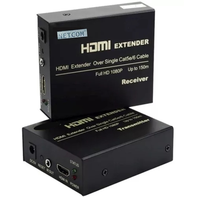 Adquiere tu Extensor Activo HDMI Vía Ethernet Netcom 4K 60Hz en nuestra tienda informática online o revisa más modelos en nuestro catálogo de Adaptadores Extensores Netcom