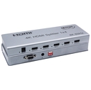 Splitter HDMI 1x4 Netcom v2.0 UHD 4K 60Hz