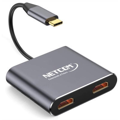 Adquiere tu Adaptador USB C a HDMI Netcom 4K 60Hz USB 3.0 USB C PD en nuestra tienda informática online o revisa más modelos en nuestro catálogo de Adaptadores Convertidores Netcom