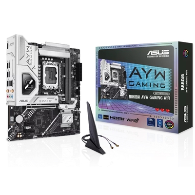 Adquiere tu Placa Asus B860M AYW GAMING WIFI Intel B860 LGA 1851 HDMI en nuestra tienda informática online o revisa más modelos en nuestro catálogo de Placas Madre Asus