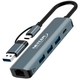 Adquiere tu Adaptador 5 en 2 Netcom USB C RJ45 USB 3.0 PD 1000Mbps en nuestra tienda informática online o revisa más modelos en nuestro catálogo de Adaptadores Multipuerto Netcom