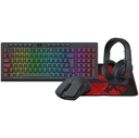 Kit Gamer Redragon 4 en 1 Teclado Mouse Auriculares Pad S147