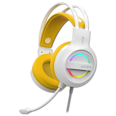 Adquiere tu Auriculares Con Micrófono Gaming Antryx Iris-W 7.1 Amarillo en nuestra tienda informática online o revisa más modelos en nuestro catálogo de Auriculares y Micrófonos Antryx