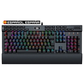 Teclado Gamer Redragon Yama K550 Black Español Purple Switch
