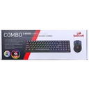 Combo Gamer Redragon POLLUX TRIDENT S136 Inglés Negro