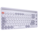 Teclado Inalámbrico Teros 4070S Bluetooth NANO USB Blanco