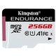 Adquiere tu Memoria MicroSD Kingston Endurance 256GB 95MB/s Solo Tarjeta en nuestra tienda informática online o revisa más modelos en nuestro catálogo de Memorias Flash Kingston