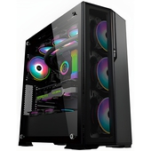 Case Gamer Teros TE1175N Mid Tower USB 3.0 Sin Fuente Negro
