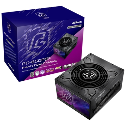 Adquiere tu Fuente De 850W 80 Plus Platinum Asrock PG-850PSF Phantom en nuestra tienda informática online o revisa más modelos en nuestro catálogo de Fuentes de Poder AsRock