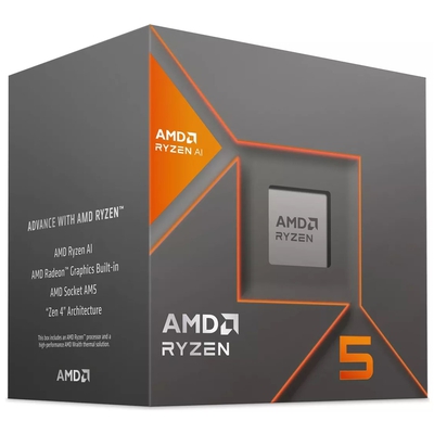 Adquiere tu Procesador AMD Ryzen 5 8600G 4.30GHz AM5 16MB L3 6 Cores 4nm en nuestra tienda informática online o revisa más modelos en nuestro catálogo de AMD Ryzen 5 AMD