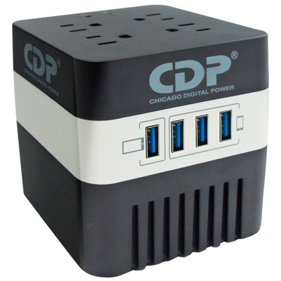 Adquiere tu Estabilizador CDP RU-AVR604I 600va/300w 170-270 VAC en nuestra tienda informática online o revisa más modelos en nuestro catálogo de Estabilizadores CDP Chicago