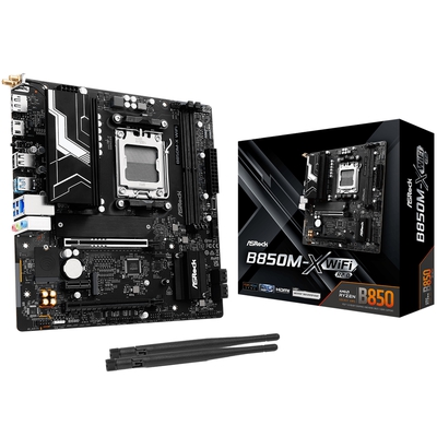 Adquiere tu Placa ASROCK B850M-X WiFi R2.0 AMD B850 AMD AM5 DP HDMI en nuestra tienda informática online o revisa más modelos en nuestro catálogo de Placas Madre AsRock