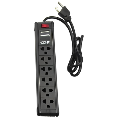 Adquiere tu Supresor De Picos CDP 06 Tomas Negro 220V en nuestra tienda informática online o revisa más modelos en nuestro catálogo de Estabilizadores CDP Chicago