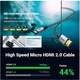 Adquiere tu Cable HDMI A Micro HDMI Netcom De 10 Metros UHD 4K 60Hz v2.0 en nuestra tienda informática online o revisa más modelos en nuestro catálogo de Cables de Video Netcom