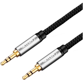 Cable De Audio 3.5mm Macho TRS Netcom De 5 Metros Negro
