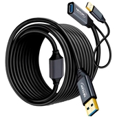Cable Extensión USB 3.0 Activo Netcom De 15 Metros