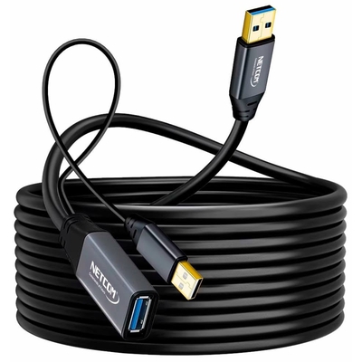 Adquiere tu Cable Extensión USB 3.0 Activo Netcom de 5 Metros en nuestra tienda informática online o revisa más modelos en nuestro catálogo de Cables Extensores USB Netcom