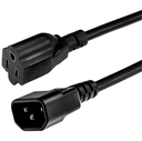 Cable De Poder C14 a NEMA 5-15P Netcom De 1.80 Metros