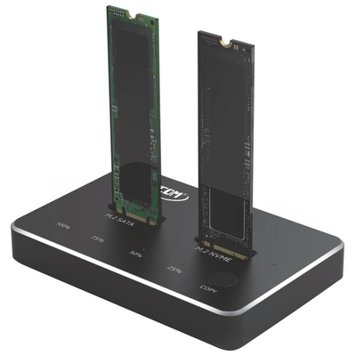 Adquiere tu Clonador De Disco Sólido Dual M.2 SATA y NVME Netcom en nuestra tienda informática online o revisa más modelos en nuestro catálogo de Accesorios Para Discos Netcom