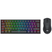 Kit Gamer Redragon S143 Teclado K617RGB FIZZ SP y Mouse M724