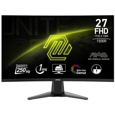 Adquiere tu Monitor Gamer Curvo MSI 27" MAG 27C6X FHD 250Hz 1ms en nuestra tienda informática online o revisa más modelos en nuestro catálogo de Monitores MSI 