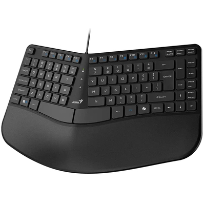 Adquiere tu Teclado Ergonómico Ergo KB-700 USB Español con Reposamuñecas en nuestra tienda informática online o revisa más modelos en nuestro catálogo de Solo Teclados Genius