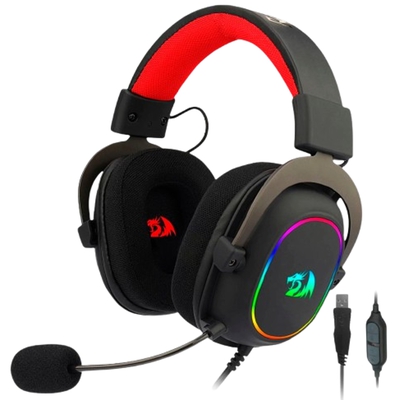 Adquiere tu Auricular Gamer Redragon Zeus X H510 RGB 7.1 Virtual Negro en nuestra tienda informática online o revisa más modelos en nuestro catálogo de Auriculares y Micrófonos Redragon