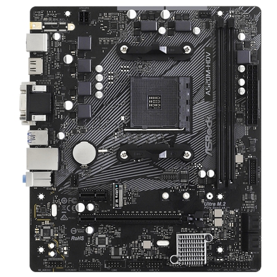 Adquiere tu Placa Asrock A520M-HDV AMD A520 DDR4 AM4 HDMI VGA DVI-D en nuestra tienda informática online o revisa más modelos en nuestro catálogo de Placas Madre AsRock
