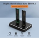 Adquiere tu Clonador De Disco Sólido Dual M.2 SATA y NVME Netcom en nuestra tienda informática online o revisa más modelos en nuestro catálogo de Accesorios Para Discos Netcom