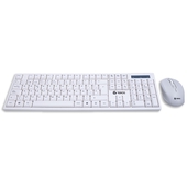 Combo Inalámbrico Teclado y Mouse Teros TE-5016S Blanco
