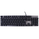 Teclado Gamer Teros TE-4074G RGB USB 2.0 Negro