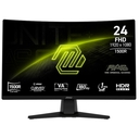 Monitor 23.6" MSI Gaming MAG 242C 180Hz FHD HDMI DP Curvo