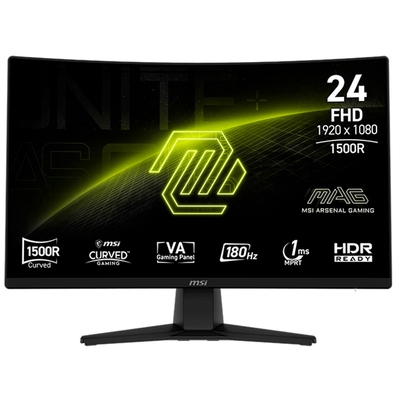 Adquiere tu Monitor 23.6" MSI Gaming MAG 242C 180Hz FHD HDMI DP Curvo en nuestra tienda informática online o revisa más modelos en nuestro catálogo de Monitores MSI 