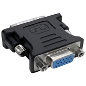 Adaptador DVI-D 18+1 Macho a VGA Hembra TrauTech Negro
