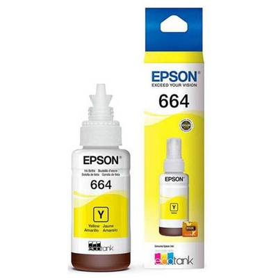 Adquiere tu Botella de Tinta Amarilla Epson 664 70ML en nuestra tienda informática online o revisa más modelos en nuestro catálogo de Cartuchos, Tintas Epson