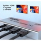 Adquiere tu Splitter HDMI 1 x 2 V2.1 UHD 8K 60Hz Netcom en nuestra tienda informática online o revisa más modelos en nuestro catálogo de Splitters y Conmutadores Netcom
