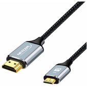 Cable Mini HDMI a HDMI Netcom UHD 4K 60Hz 10 mts