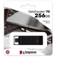 Adquiere tu Memoria USB Kingston DataTraveler 70 256GB USB C 3.2 Gen 1 en nuestra tienda informática online o revisa más modelos en nuestro catálogo de Memorias USB Kingston