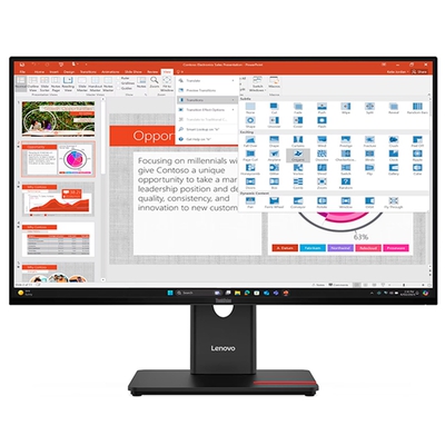 Adquiere tu Monitor Lenovo ThinkVision T27-40 27" FHD HDMI DP VGA en nuestra tienda informática online o revisa más modelos en nuestro catálogo de Monitores Lenovo