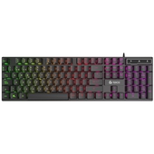 Teclado Gamer Teros TE-4072G RGB USB Español Negro