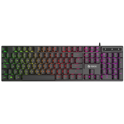 Adquiere tu Teclado Gamer Teros TE-4072G RGB USB Español Negro en nuestra tienda informática online o revisa más modelos en nuestro catálogo de Teclados Gamer Teros